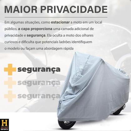 Imagem de  Capa Protetora Para Motos Impermeável Térmica Contra Sol E Chuva Linha Premium