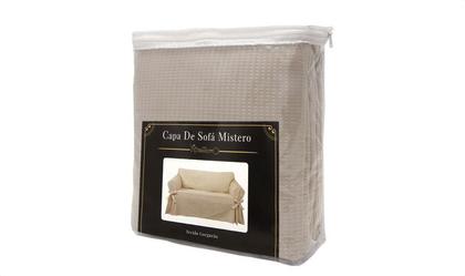 Imagem de Capa Protetora para Sofá de 5 lugares em Piquet Resistente Casa Sala Decoração Macia