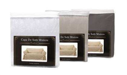 Imagem de Capa Protetora para Sofá de 5 lugares em Piquet Resistente Casa Sala Decoração Macia