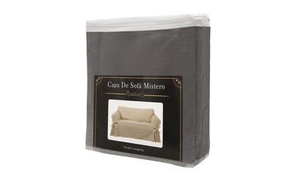 Imagem de Capa Protetora para Sofá de 5 lugares em Piquet Resistente Casa Sala Decoração Macia
