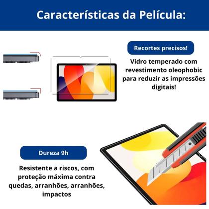 Imagem de Capa protetora + película proteção tela Pad SE 11 Polegadas