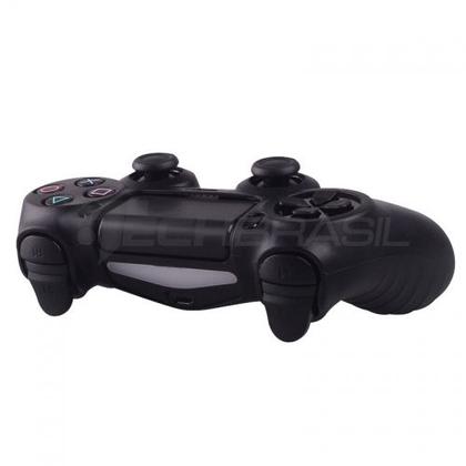 Imagem de Capa Protetora Silicone Para Controle Compatível Com Playstation 4 Preta