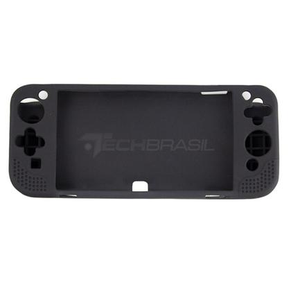 Imagem de Capa Protetora Silicone Para Nintendo Switch Oled Preta