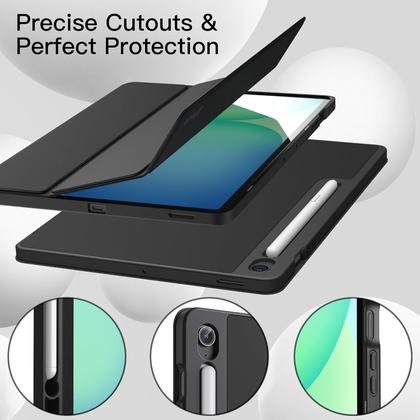 Imagem de Capa Protetora Smart Compatível com Samsung Galaxy Tab S10 FE Plus 13.1 Encaixe Perfeito Auto Despertar Ref 10072602280