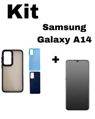 Imagem de Capa Protetora Space + Película Fosca Privacidade Samsung Galaxy A14