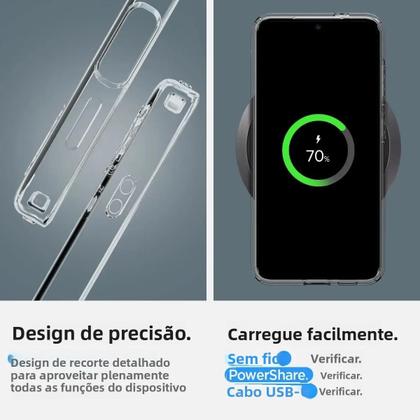 Imagem de Capa Protetora Transparente De Silicone Macio Para Samsung Galaxy S24 Ultra S23 FE S22 plus Jingjia