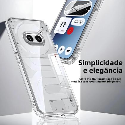 Imagem de Capa Protetora Transparente Fosca E Resistente a Impactos Para Nothing Phone 2a plus