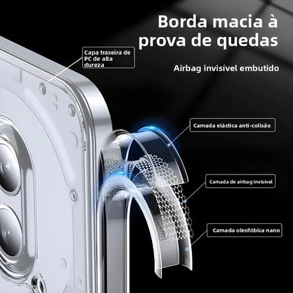 Imagem de Capa Protetora Transparente Fosca E Resistente a Impactos Para Nothing Phone 2a plus