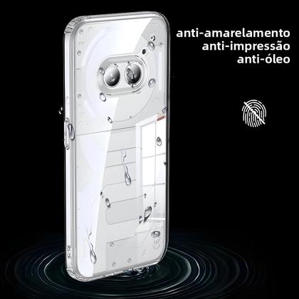 Imagem de Capa Protetora Transparente Fosca E Resistente a Impactos Para Nothing Phone 2a plus