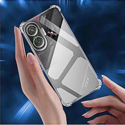 Imagem de Capa Protetora Transparente Para Xiaomi Poco F7 5G F7Pro F7 Ultra Protetor De Capa Traseira Limpa