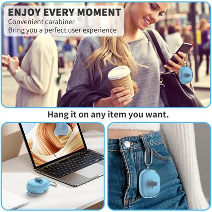 Imagem de Capa protetora TUDIOW Clear TPU à prova de choque para fones de ouvido Bose Ultra Open