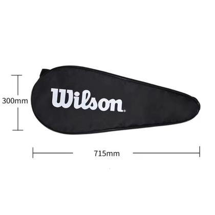 Imagem de Capa raqueteira bolsa profissional ajustavel 2 raquetes tenis de quadra tennis badminton alça ombro ziper mochila tenist