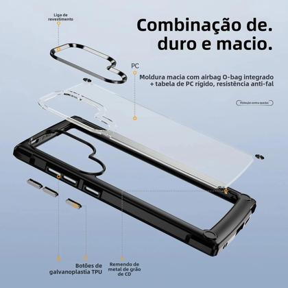 Imagem de Capa Resistente e à Prova de Choques para Samsung S25/S24/S23/S22 - Transparente