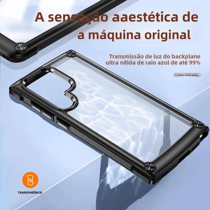 Imagem de Capa Resistente e à Prova de Choques para Samsung S25/S24/S23/S22 - Transparente