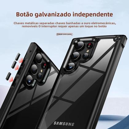 Imagem de Capa Resistente e à Prova de Choques para Samsung S25/S24/S23/S22 - Transparente