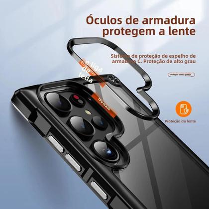 Imagem de Capa Resistente e à Prova de Choques para Samsung S25/S24/S23/S22 - Transparente