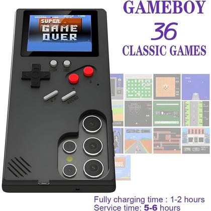 Imagem de Capa Retrô Game Boy para Samsung Galaxy S21, S22, S23, S24, Ultra e Note 10/20