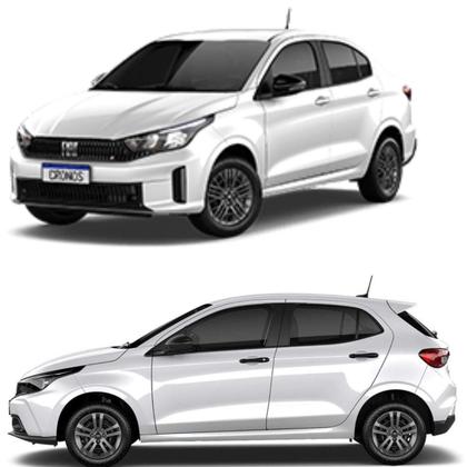 Imagem de Capa retrovisor argo cronos sem furo branco perola esquerdo