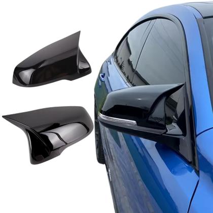 Imagem de Capa Retrovisor BMW X1 X2 135 140 Estilo M2 M3 Black Piano