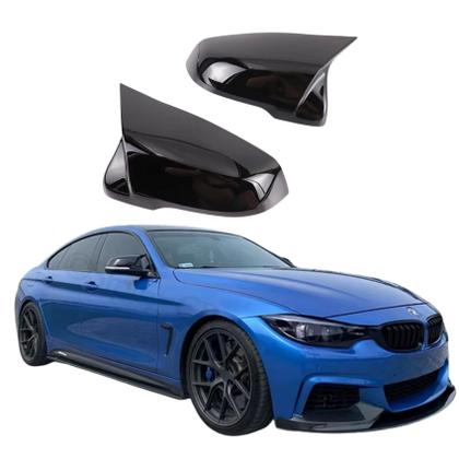 Imagem de Capa Retrovisor BMW X1 X2 135 140 Estilo M2 M3 Black Piano