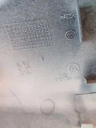 Imagem de Capa Retrovisor Citroen Basalt 2025 Lado Esquerdo Branco Banquise Original
