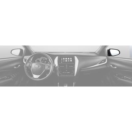 Imagem de Capa Retrovisor Direito Com Furo Para Pisca Preta Lisa Metagal Yaris 2018 2019 2020 2021 2022 2023 2024