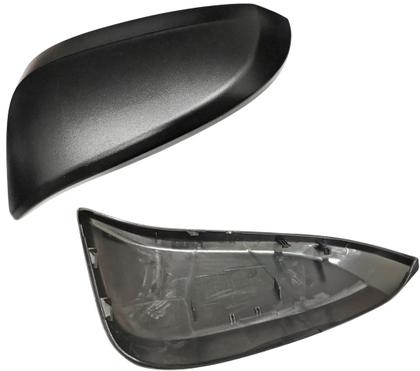 Imagem de Capa Retrovisor Hilux 2016 até 2024 Pickup Sw4 Rav4 Corolla Cross Preta Par 2 Peças