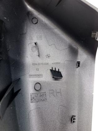 Imagem de Capa Retrovisor Onix 2020 2021 2022 2023 2024 2025 2025 Lado Direito Prata Shark Sem Furo Sensor