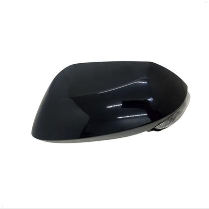 Imagem de Capa Retrovisor Pisca Seta Corolla 2020 2021 2022 2023 2024 2025 Lado Esquerdo Preto Eclipse