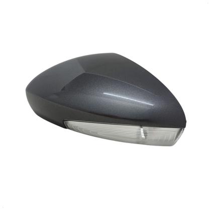 Imagem de Capa Retrovisor Pisca Seta Fiat Strada 2021 2022 2023 2024 2025 Lado Esquerdo Cinza Silverstone Original