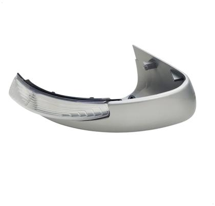 Imagem de Capa Retrovisor Pisca Seta Fiat Strada 2021 2022 2023 2024 2025 Lado Esquerdo Prata Bari Original