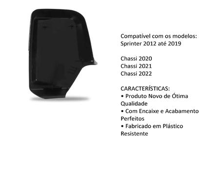 Imagem de Capa Retrovisor Sprinter 2012 2013 2014 2015 2016 2017 2018 2019 Chassi 2020 2021 2022 Esquerdo