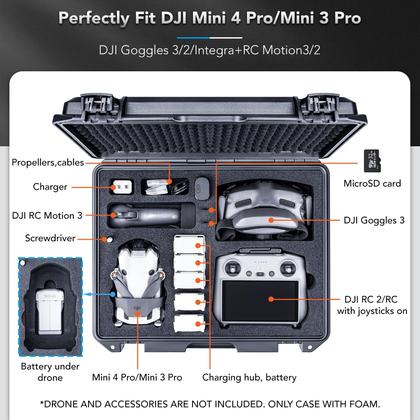 Imagem de Capa rígida Lykus Titan MM420 à prova d'água para DJI Mini 4 Pro