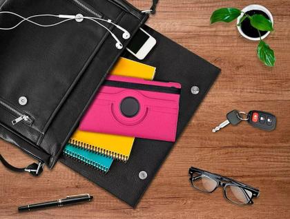 Imagem de Capa Rosa Com Teclado P Tablet Samsung Galaxy A7 Lite 8.7