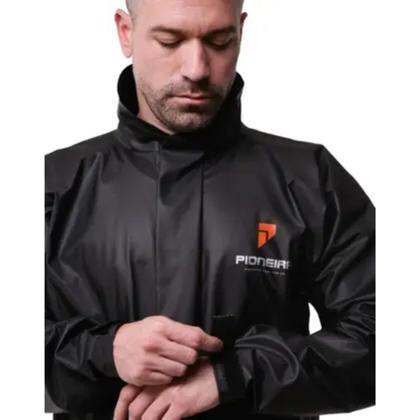 Imagem de Capa Roupa Chuva Conjunto Jaqueta Calça Motoqueiro Qualidade Pioneira tamanho G
