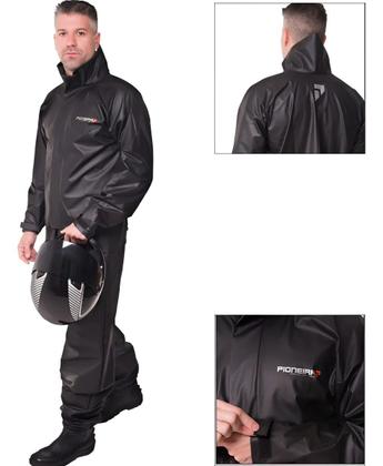 Imagem de Capa Roupa Chuva Conjunto Motoqueiro Emborrachada Reforçada
