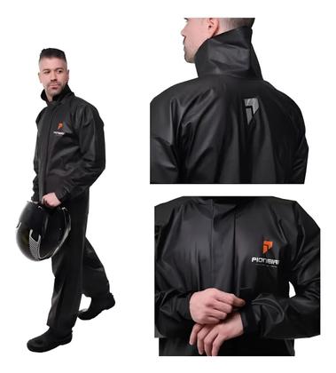 Imagem de Capa Roupa Chuva Conjunto Motoqueiro Emborrachada Reforçada