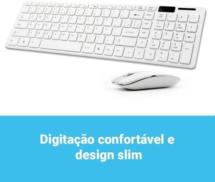 Imagem de Capa Silicone Exclusiva: Kit Teclado E Mouse Sem Fio