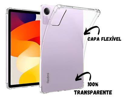 Imagem de Capa Silicone Transparente + Teclado Touch Para Mi Pad 7
