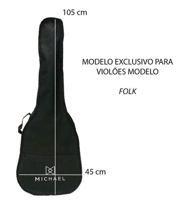Imagem de Capa simples p/ violão folk "michael"
