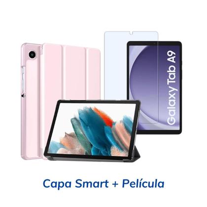 Imagem de Capa Smart Case com suporte p/ caneta P/ Tablet A9 Plus Galaxy+ Película X210/X216