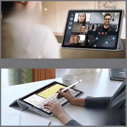 Imagem de Capa Smart Case com suporte p/ caneta P/ Tablet A9 Plus Galaxy+ Película X210/X216