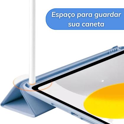 Imagem de Capa Smart Case com suporte p/ caneta P/ Tablet A9 Plus Galaxy+ Película X210/X216