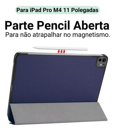 Imagem de Capa Smart Case Compatível com iPad Pro 11 Polegadas 2024 Chip M4