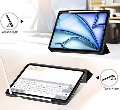 Imagem de Capa Smart Case para Ipad 11 A16 Preta Encaixe Caneta A3354 A3355