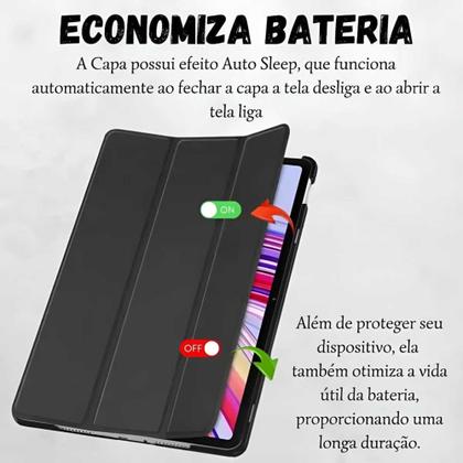 Imagem de Capa Smart Case Para Tablet Xiaomi Redmi Pad 2 11" 2025 + Caneta Capacitiva