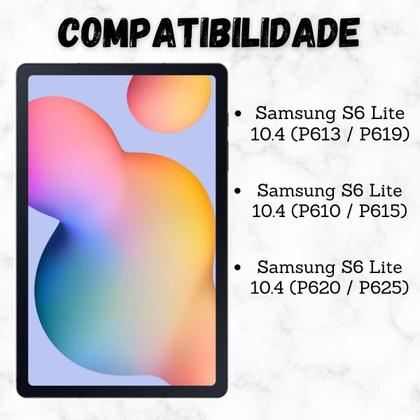 Imagem de Capa Smart Case Protetora Para Samsung Tab S6 Lite P620 P625