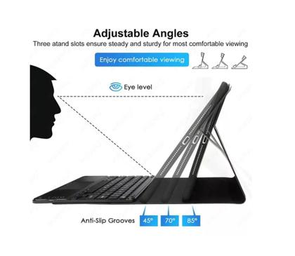 Imagem de Capa Smart Com Teclado Bluetooth TouchPad Para Tablet Galaxy S9 Fe+ 12.4