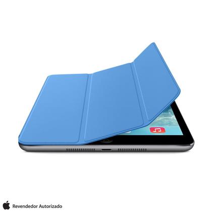 Capa Smart Cover para iPad Mini em Poliuretano e Microfibra Azul