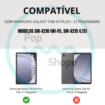 Imagem de Capa Smart Flip Tablet Samsung Galaxy A9+ A9 Plus 11 Polegadas Suporte De Caneta